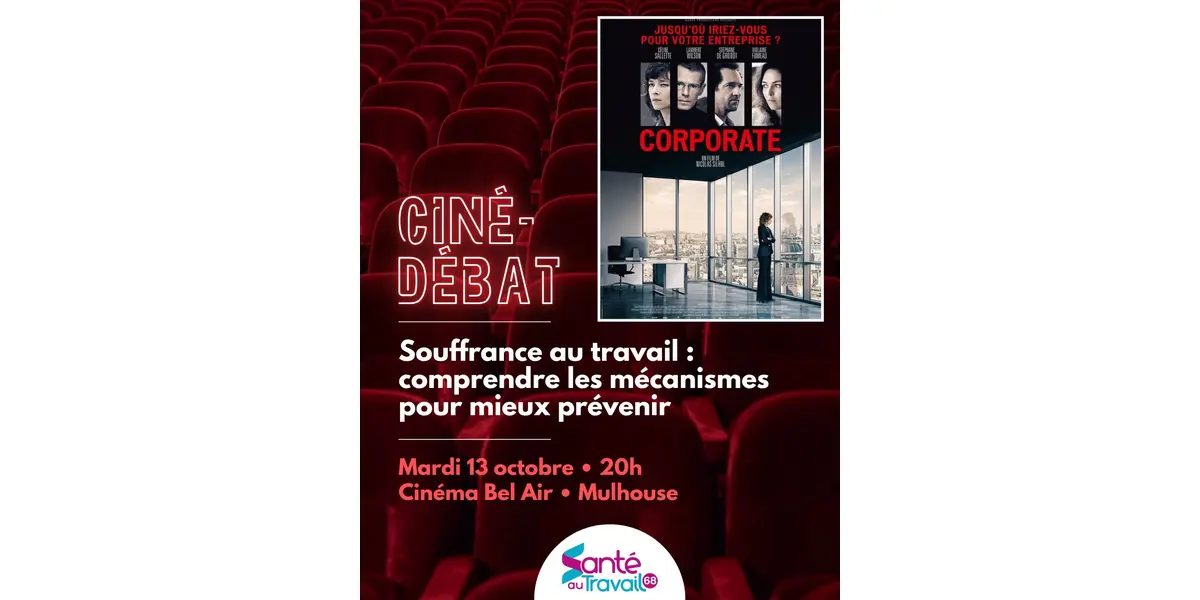 Ciné-débat / Souffrance au travail : comprendre pour mieux prévenir