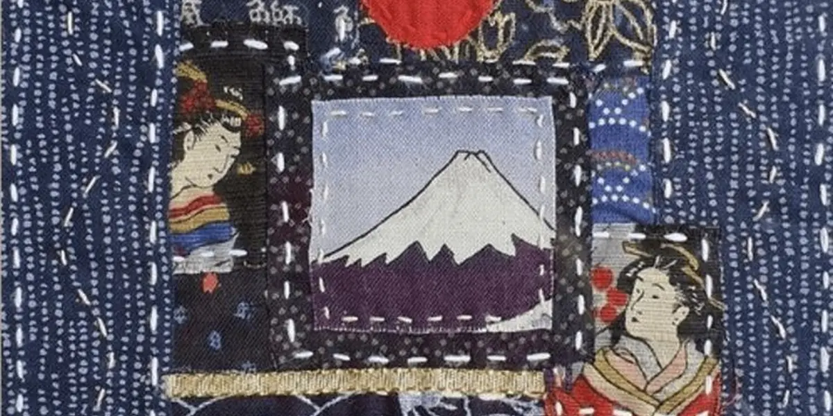 Tableau en patchwork japonais