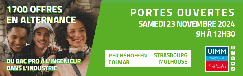 PORTES OUVERTES PÔLE FORMATION UIMM ALSACE