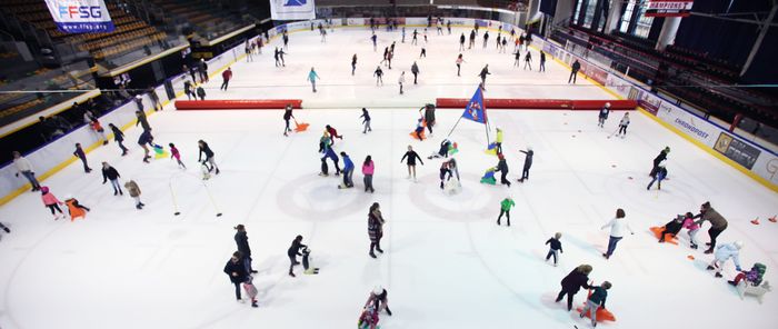 Animation famille à la patinoire