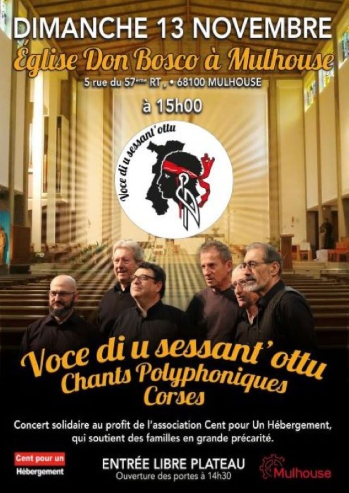 Concert du groupe Voce di u sessant'ottu