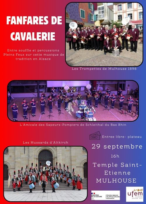 Concert : Les Fanfares de Cavalerie, entre souffle et percussions