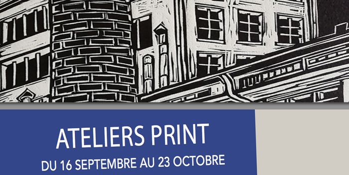 Ateliers / workshops sur l'exposition PRINT