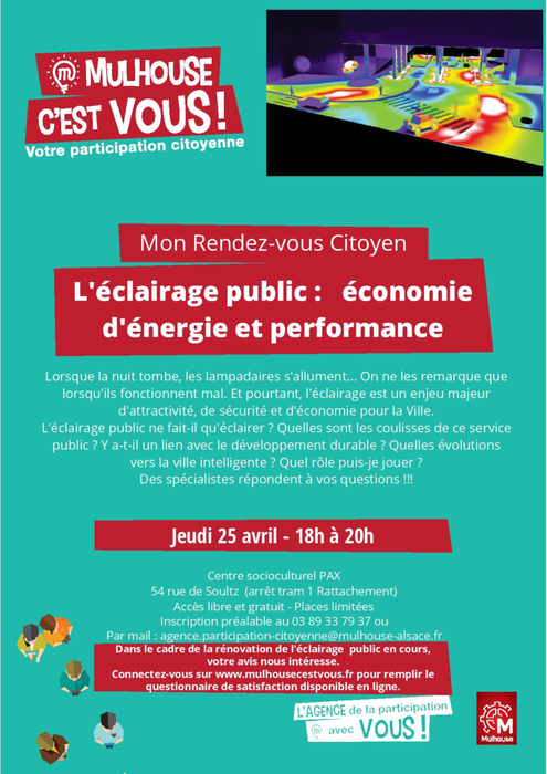 RDV Citoyen : L'éclairage public : économie d'énergie et performance