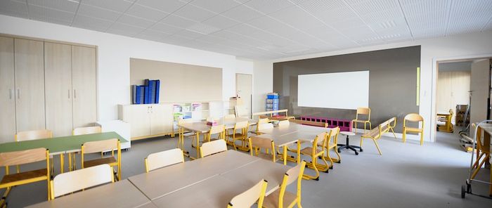L'une des nouvelles classes de l'école Sellier.