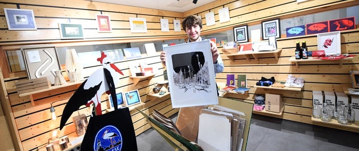 Les artistes de Motoco s'exportent au Pop-up store.